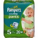 Подгузники-трусики для мальчиков, Pampers (Памперс) 12-18 кг 20 шт актив бой джуниор