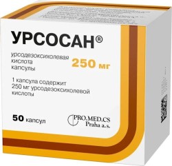 Урсосан капс. 250 мг 50 шт.