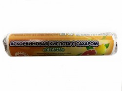 Аскорбиновая кислота с сахаром 14 шт. табл. 0.3 г
