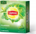 Чай, Lipton (Липтон) 1.4 г №100 Грин классик зеленый пакетики