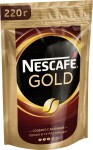 Кофе, Nescafe (Нескафе) 220 г 1 шт Голд пакет