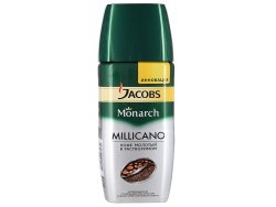 Кофе, Jacobs (Якобс) 95 г 1 шт Монарх Милликано молотый в растворимом стекло