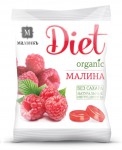 Карамель леденцовая, Diet (Малвикъ Диет) 50 г малина на изомальте